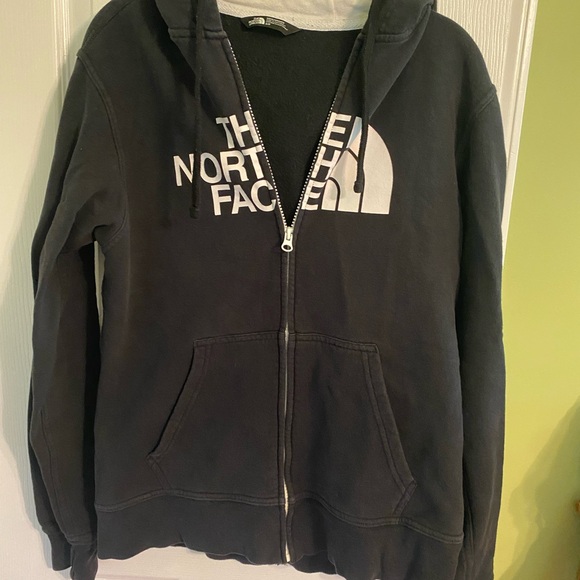 The North Face Black and White Hoodie - Picture 1 of 4
